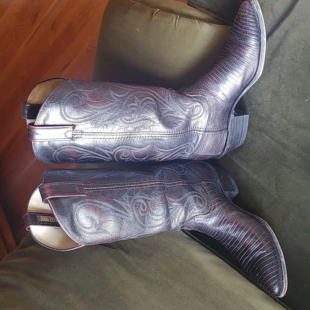 Dan Post ladies lizard cowboy boots